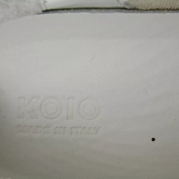 NEW KOIO Fabro Stardust Low Top Sneakers Shoes Gold Glitter Leather Size 7 - Picture 10 of 10